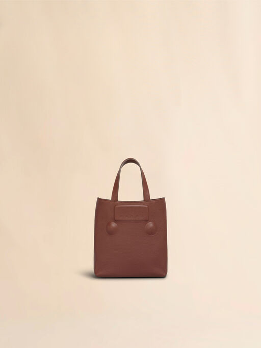 Brick red leather Trunkaroo Embossed small Bag - Shopping Bags