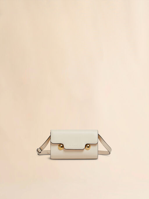 White leather Trunkaroo clutch - Pochettes