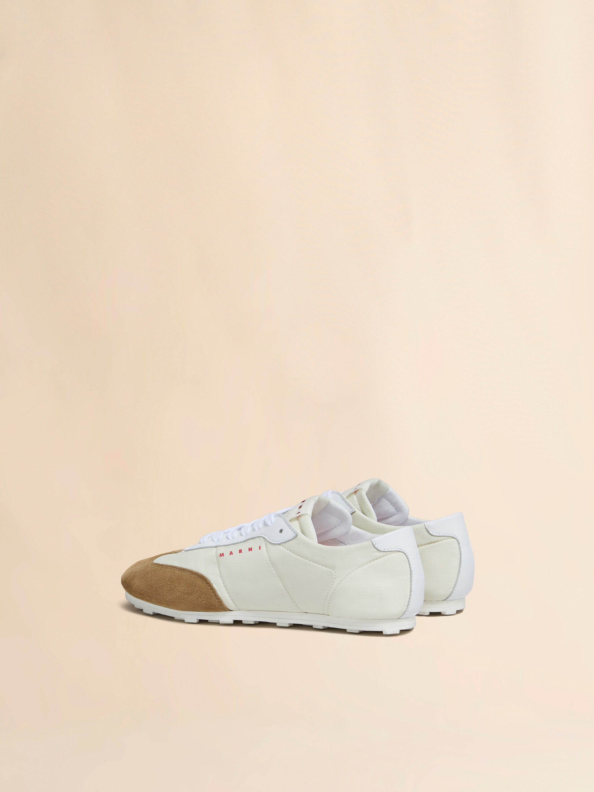 Off-white nylon Softy Soccer sneaker - Sneakers - Image 3