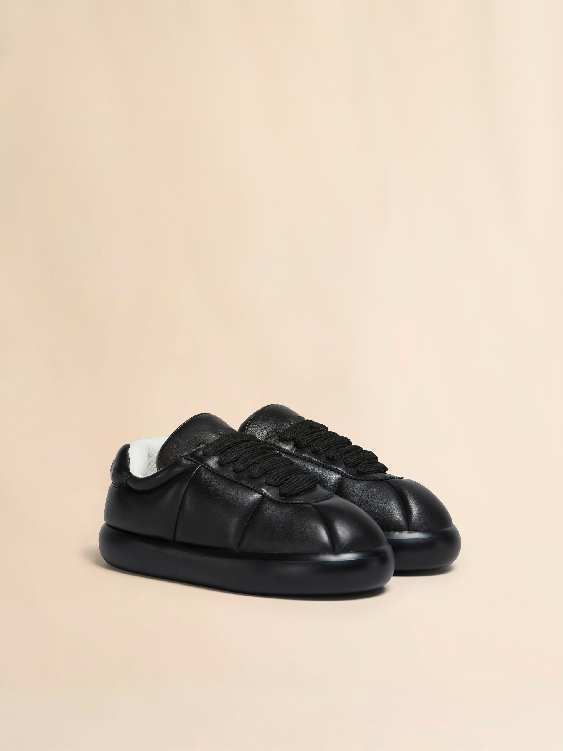 Black leather BigFoot 2.0 sneaker - Sneakers - Image 2