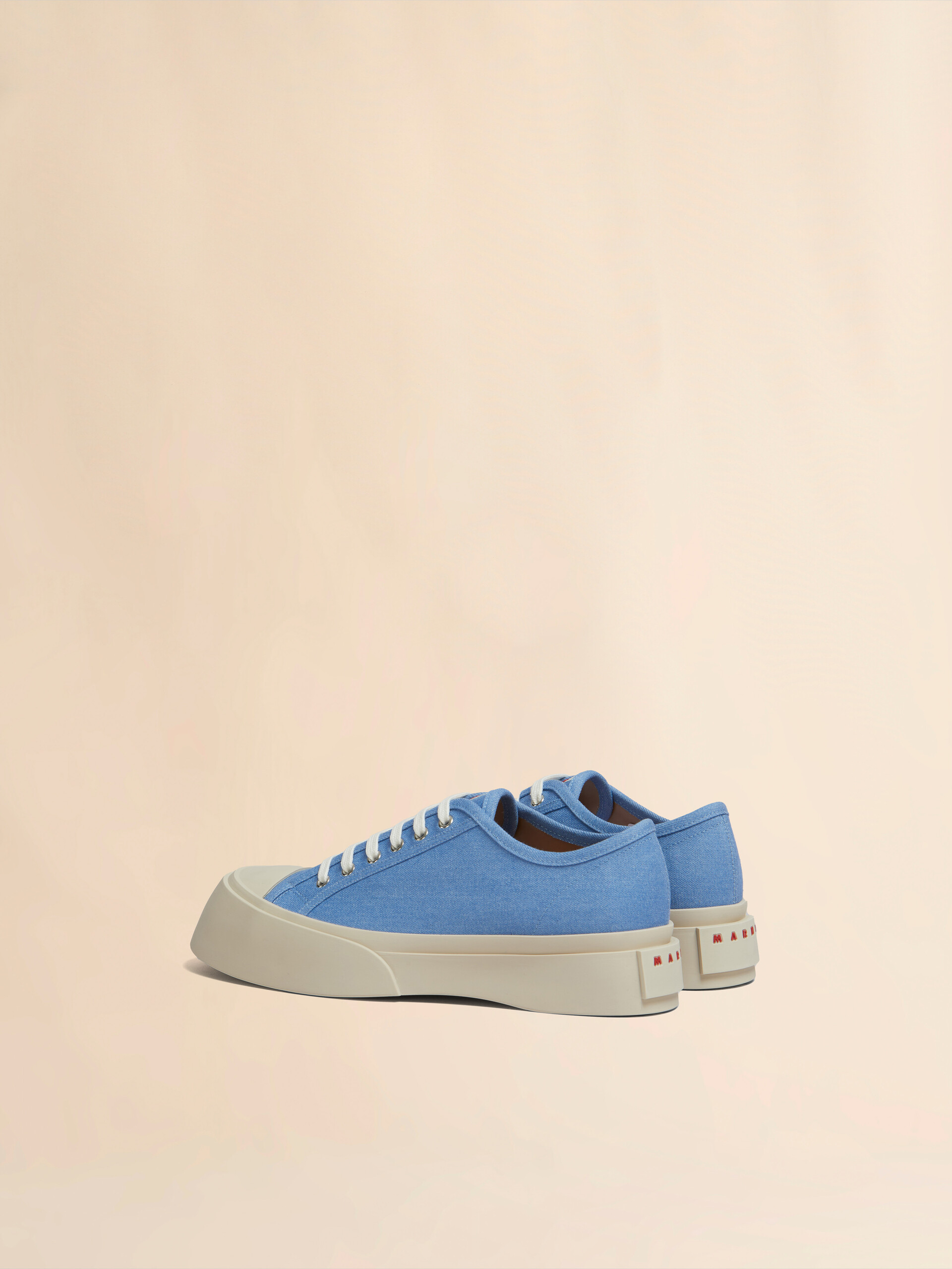 Light blue denim Pablo lace-up sneaker - Sneakers - Image 3